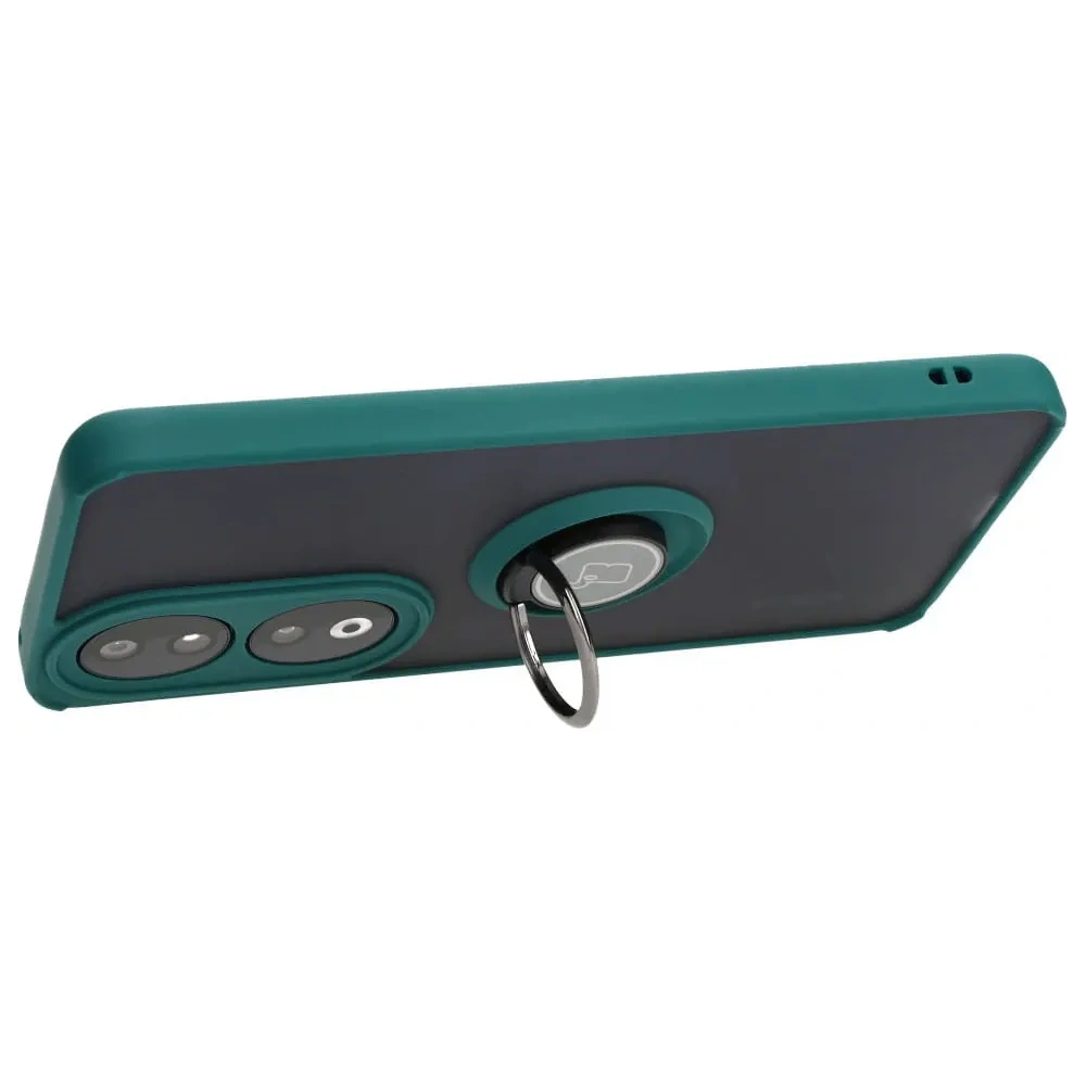 Wholesale Bizon Case Hybrid Ring Honor 90 smoky with a dark green frame - BIZ3165 - {ean13} - Hurt