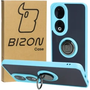 Hurtownia GSM - Bizon Case Inel Hibrid Ring Honor 90 fumuriu cu un cadru de culoare albastră deschisă - BIZ3166 - {ean13} - Hurt