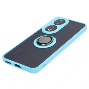 Hurtownia GSM - Bizon Case Inel Hibrid Ring Honor 90 fumuriu cu un cadru de culoare albastră deschisă - BIZ3166 - {ean13} - Hurt