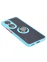 Wholesale Bizon Case Hybrid Ring Honor 90 smoky with a light blue frame - BIZ3166 - {ean13} - Hurt
