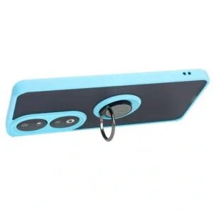 Hurtownia GSM - Bizon Case Inel Hibrid Ring Honor 90 fumuriu cu un cadru de culoare albastră deschisă - BIZ3166 - {ean13} - Hurt