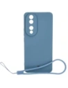 Pouzdro Bizon Case Silicone Sq pro Honor 90 modré