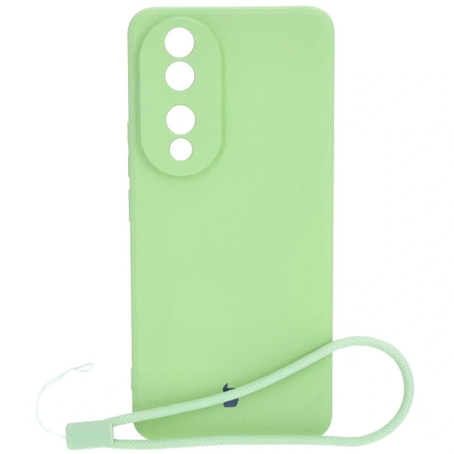 Etui Bizon Case Silicone Sq do Honor 90 jasnozielone