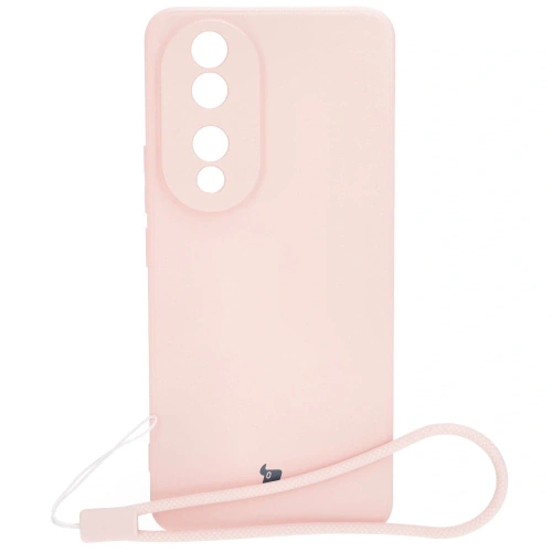 Etui Bizon Case Silicone Sq do Honor 90 jasnoróżowe