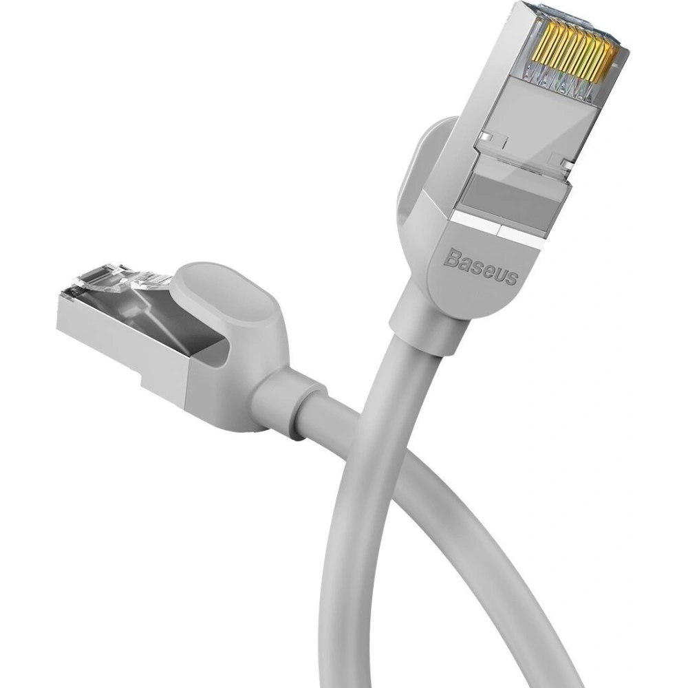 Hurtownia GSM - Netzwerkkabel Baseus High Speed, Ethernet RJ45, Gigabit, Cat.6, 0,5m (grau) - BSU1379GRY - {ean13} - Hurt