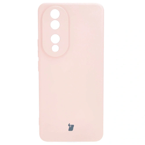 Etui Bizon Case Silicone Sq do Honor 90 jasnoróżowe
