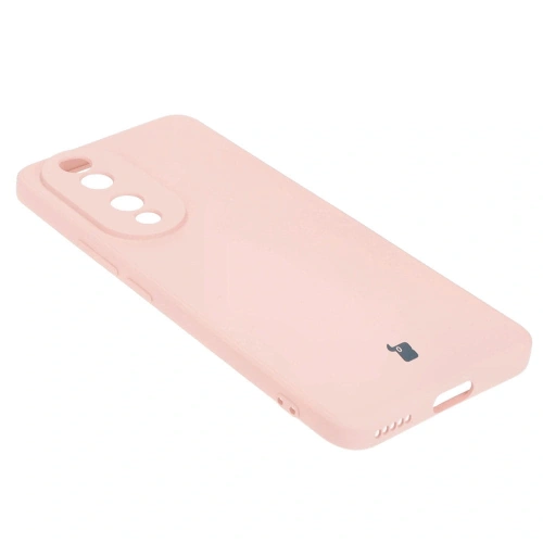 Etui Bizon Case Silicone Sq do Honor 90 jasnoróżowe