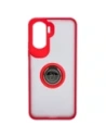 Wholesale Bizon Case Hybrid Ring Honor 90 Lite smoky with a red frame - BIZ3174 - {ean13} - Hurt
