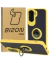 Wholesale Bizon Case Hybrid Ring Honor 90 Lite smoky with a yellow frame - BIZ3175 - {ean13} - Hurt