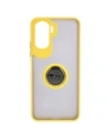 Wholesale Bizon Case Hybrid Ring Honor 90 Lite smoky with a yellow frame - BIZ3175 - {ean13} - Hurt
