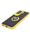 Wholesale Bizon Case Hybrid Ring Honor 90 Lite smoky with a yellow frame - BIZ3175 - {ean13} - Hurt