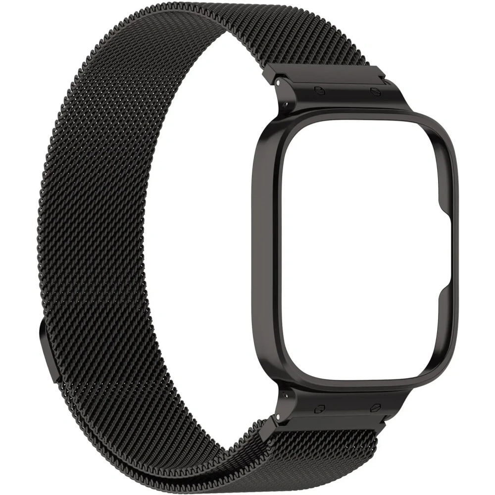 Wholesale Bizon Strap + Case Watch Chain Xiaomi Redmi Watch 3 Active black - BIZ3180 - {ean13} - Hurt