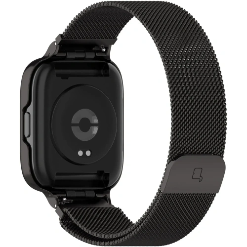 Etui z paskiem Bizon Strap + Case Watch Chain do Xiaomi Redmi Watch 3 Active czarne