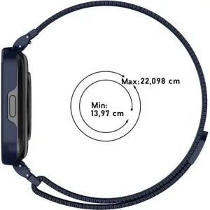 Wholesale Bizon Strap + Case Watch Chain Xiaomi Redmi Watch 3 Active navy blue - BIZ3181 - {ean13} - Hurt