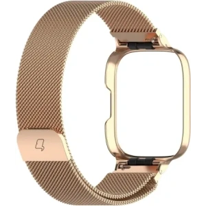Hurtownia GSM - Etui s páskem Bizon Strap + pouzdro na hodinky Chain pro Xiaomi Redmi Watch 3 Active růžovo-zlaté - BIZ3182 - {ean13} - Hurt