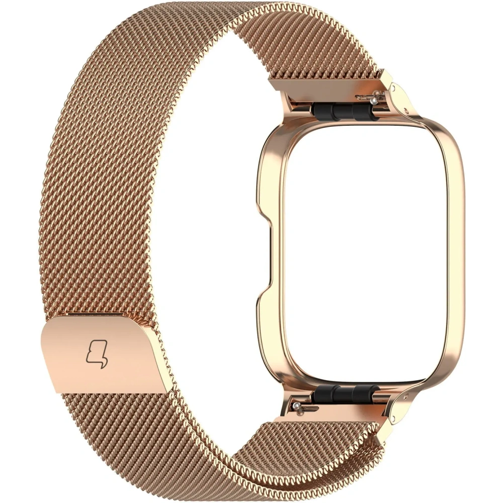 Hurtownia GSM - Etui z paskiem Bizon Strap + Case Watch Chain do Xiaomi Redmi Watch 3 Active różowozłote - BIZ3182 - {ean13} - Hurt