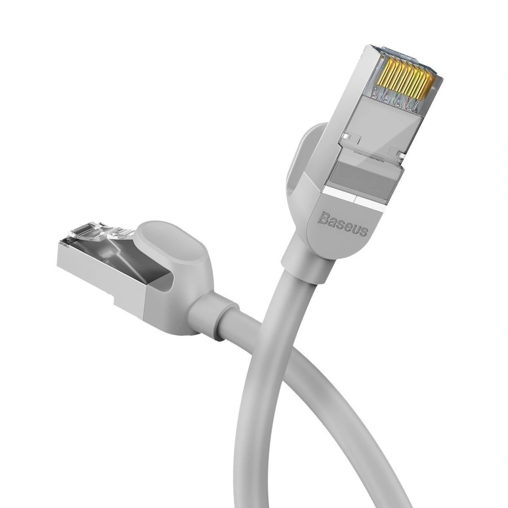 Hurtownia GSM - Netzwerkkabel Baseus High Speed, Ethernet RJ45, Gigabit, Cat.6, 1m (grau) - BSU1381GRY - {ean13} - Hurt