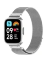 Bizon Strap + Case Watch Chain Xiaomi Redmi Watch 3 Active argintiu