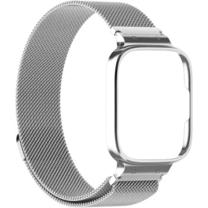 Hurtownia GSM - Bizon Strap + Case Watch Chain Xiaomi Redmi Watch 3 Active argintiu - BIZ3183 - {ean13} - Hurt