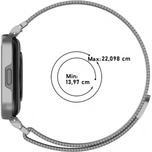 Hurtownia GSM - Bizon Strap + Case Watch Chain Xiaomi Redmi Watch 3 Active argintiu - BIZ3183 - {ean13} - Hurt