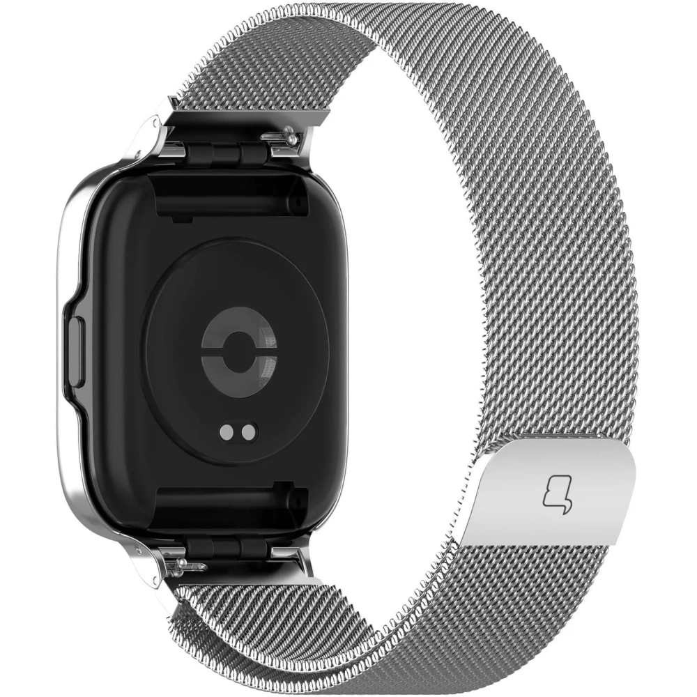 Hurtownia GSM - Etui z paskiem Bizon Strap + Case Watch Chain do Xiaomi Redmi Watch 3 Active srebrne - BIZ3183 - {ean13} - Hurt