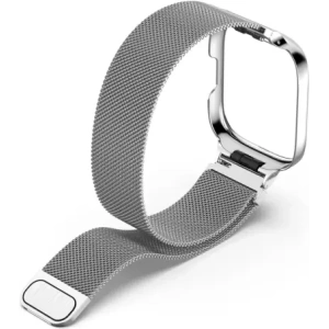 Hurtownia GSM - Bizon Strap + Case Watch Chain Xiaomi Redmi Watch 3 Active argintiu - BIZ3183 - {ean13} - Hurt