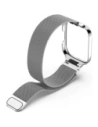 Hurtownia GSM - Etui z paskiem Bizon Strap + Case Watch Chain do Xiaomi Redmi Watch 3 Active srebrne - BIZ3183 - {ean13} - Hurt