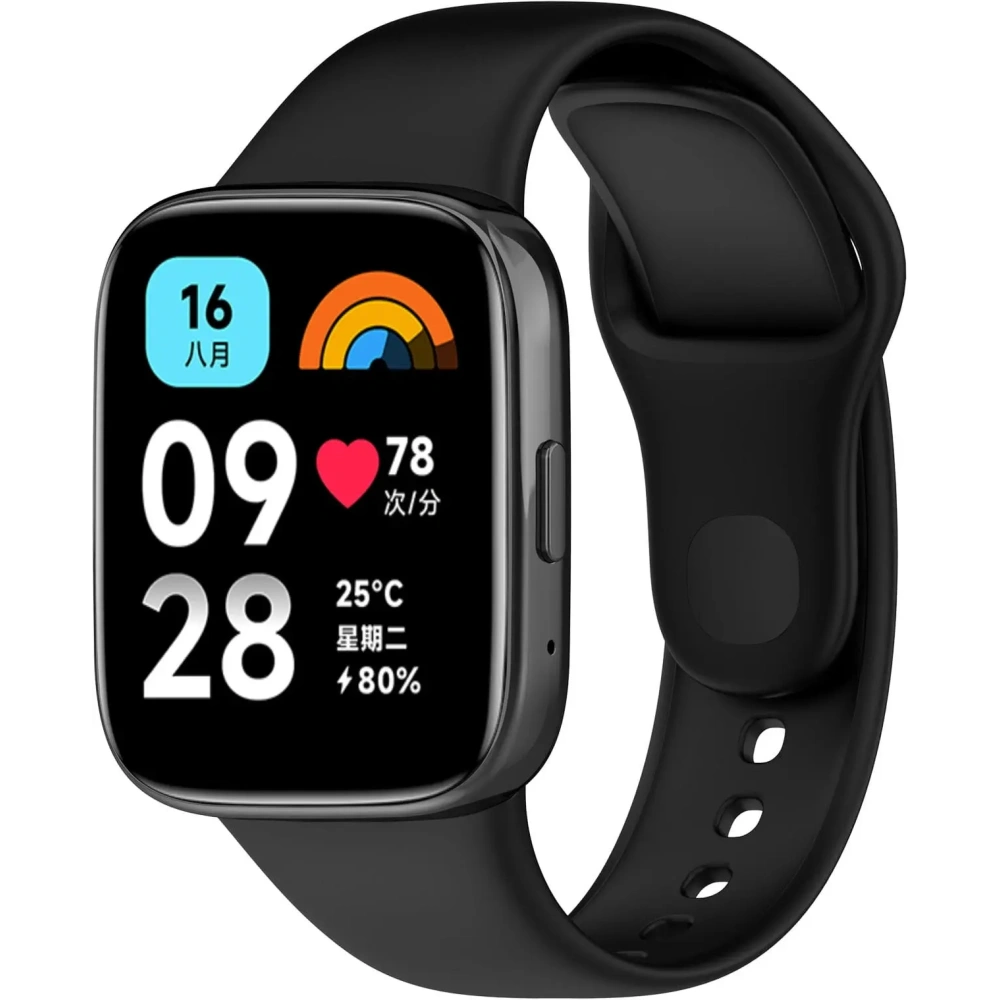 Hurtownia GSM - Pasek Bizon Strap Watch Dots do Xiaomi Redmi Watch 3 Active czarny - BIZ3185 - {ean13} - Hurt
