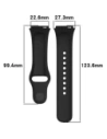 Hurtownia GSM - Pasek Bizon Strap Watch Dots do Xiaomi Redmi Watch 3 Active czarny - BIZ3185 - {ean13} - Hurt