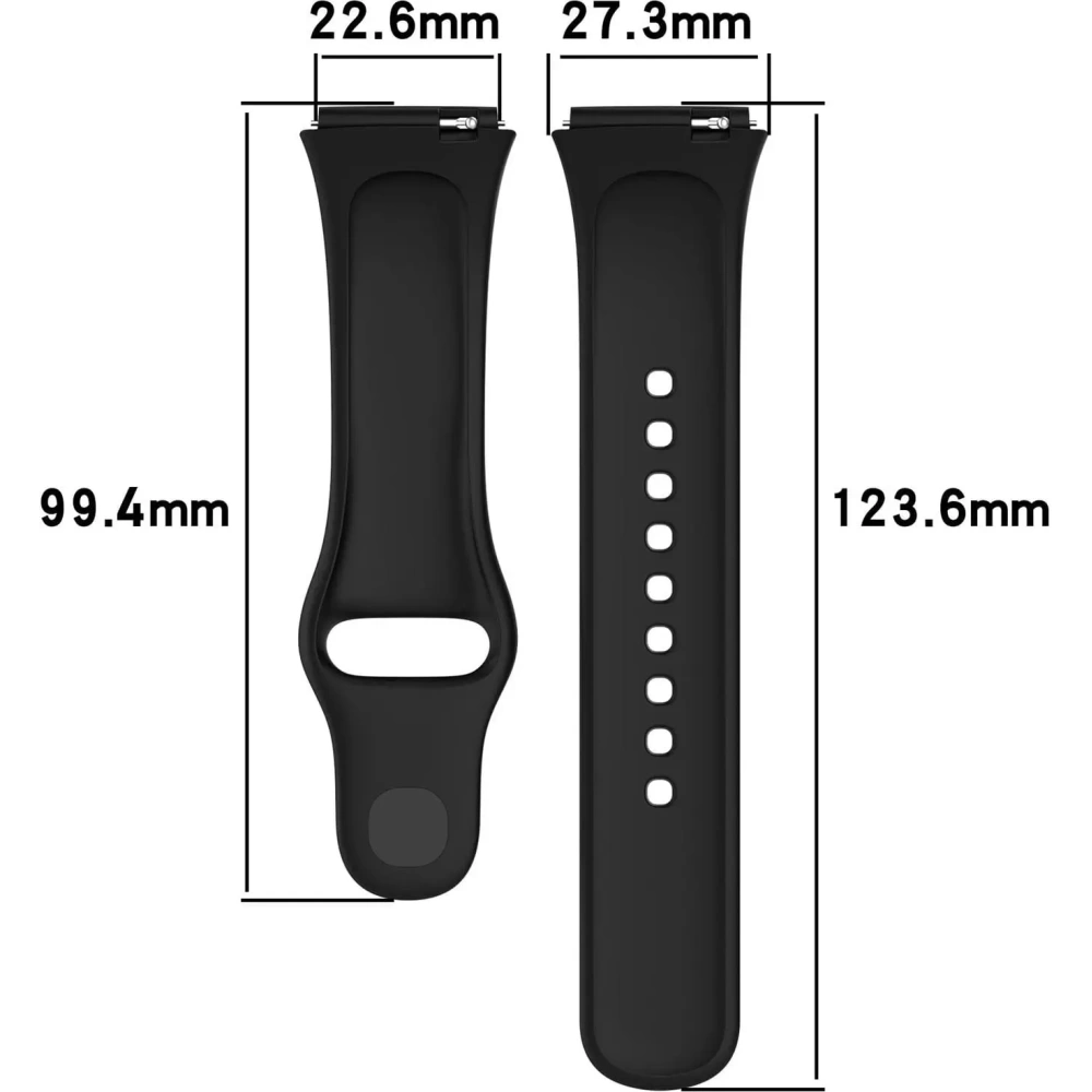 Hurtownia GSM - Pasek Bizon Strap Watch Dots do Xiaomi Redmi Watch 3 Active czarny - BIZ3185 - {ean13} - Hurt