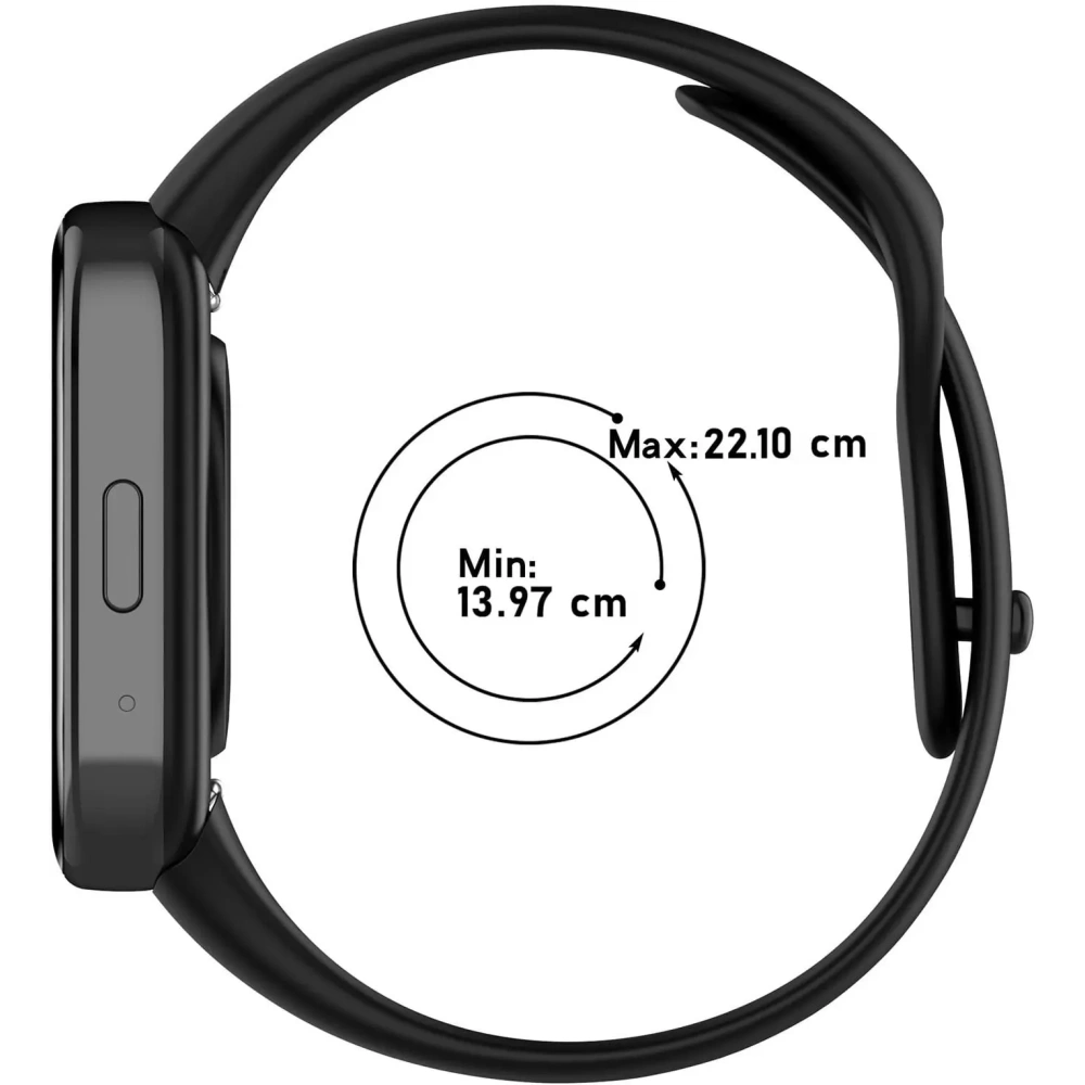 Hurtownia GSM - Pasek Bizon Strap Watch Dots do Xiaomi Redmi Watch 3 Active czarny - BIZ3185 - {ean13} - Hurt