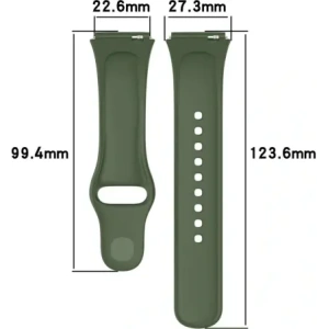 Hurtownia GSM - Pasek Bizon Strap Watch Dots do Xiaomi Redmi Watch 3 Active tmavě zelený - BIZ3186 - {ean13} - Hurt