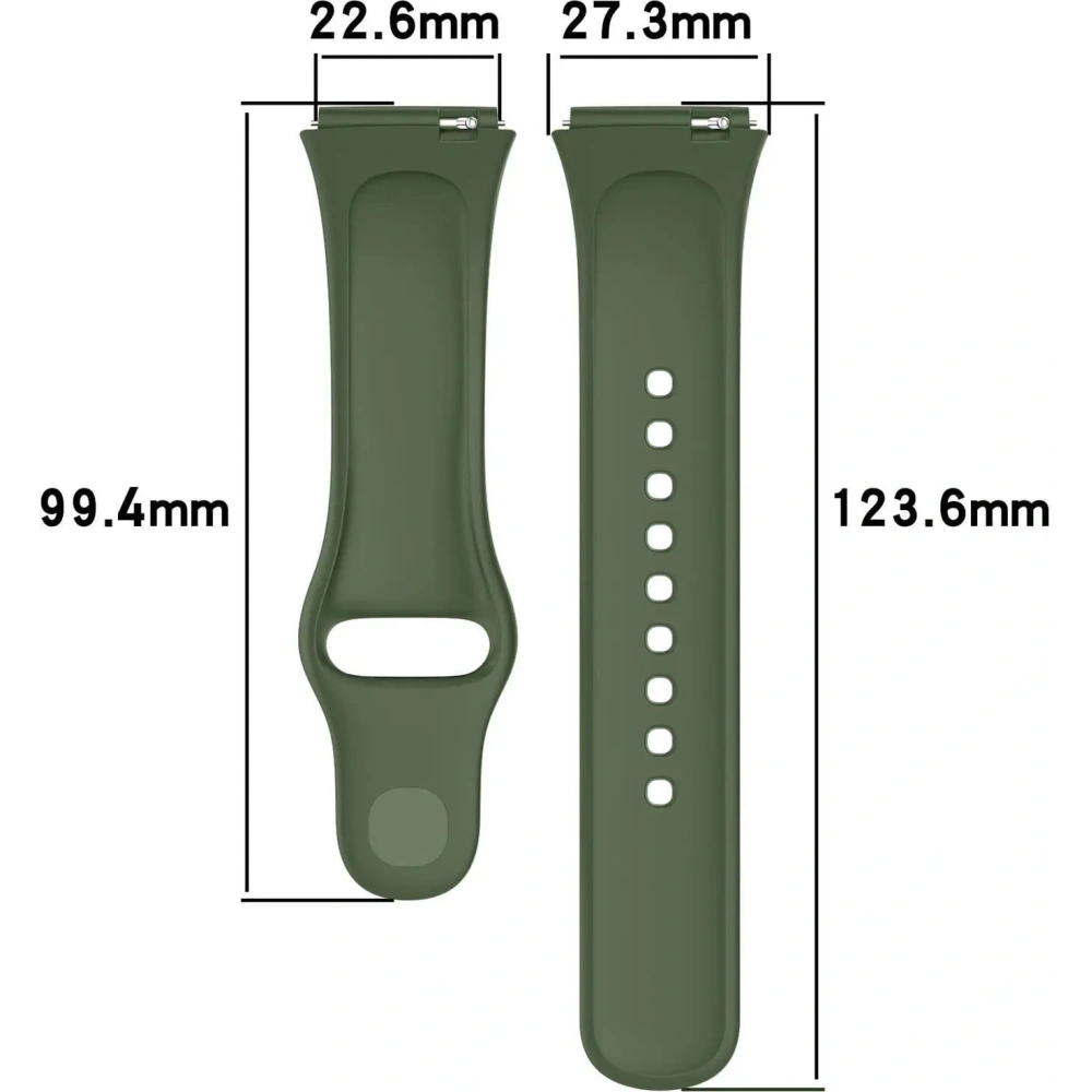 Hurtownia GSM - Pasek Bizon Strap Watch Dots do Xiaomi Redmi Watch 3 Active ciemnozielony - BIZ3186 - {ean13} - Hurt