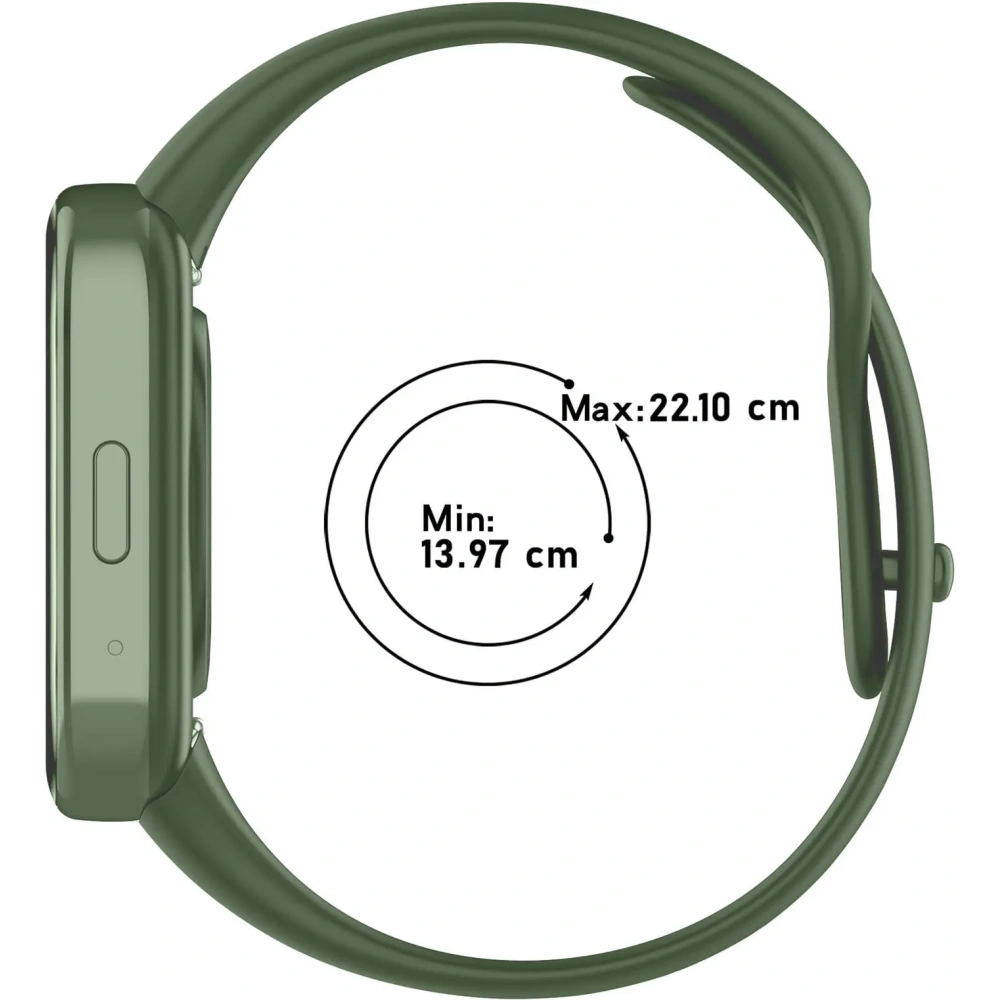 Hurtownia GSM - Pasek Bizon Strap Watch Dots do Xiaomi Redmi Watch 3 Active ciemnozielony - BIZ3186 - {ean13} - Hurt