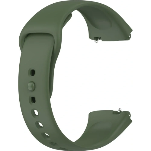 Pasek Bizon Strap Watch Dots do Xiaomi Redmi Watch 3 Active ciemnozielony