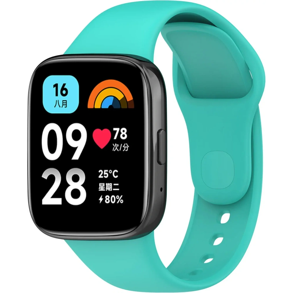 Hurtownia GSM - Pasek Bizon Strap Watch Dots do Xiaomi Redmi Watch 3 Active ciemno-miętowy - BIZ3187 - {ean13} - Hurt