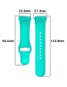 Hurtownia GSM - Pasek Bizon Strap Watch Dots do Xiaomi Redmi Watch 3 Active ciemno-miętowy - BIZ3187 - {ean13} - Hurt