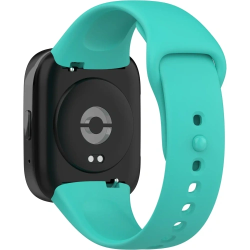 Pasek Bizon Strap Watch Dots do Xiaomi Redmi Watch 3 Active ciemno-miętowy