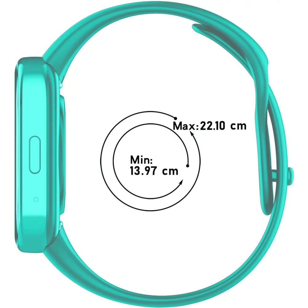 Hurtownia GSM - Pasek Bizon Strap Watch Dots do Xiaomi Redmi Watch 3 Active ciemno-miętowy - BIZ3187 - {ean13} - Hurt