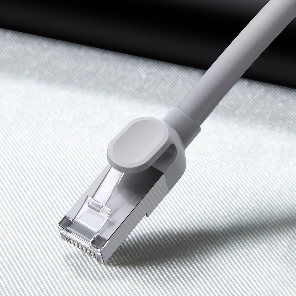 Hurtownia GSM - Netzwerkkabel Baseus High Speed, Ethernet RJ45, Gigabit, Cat.6, 1m (grau) - BSU1381GRY - {ean13} - Hurt