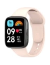 Pasek Bizon Strap Watch Dots do Xiaomi Redmi Watch 3 Active jasnoróżowy