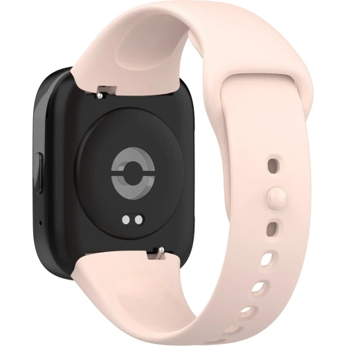 Pasek Bizon Strap Watch Dots do Xiaomi Redmi Watch 3 Active jasnoróżowy