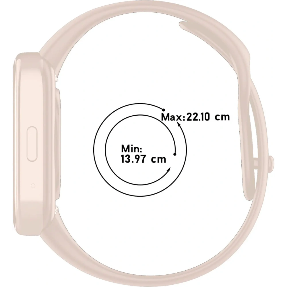 Hurtownia GSM - Pasek Bizon Strap Watch Dots do Xiaomi Redmi Watch 3 Active jasnoróżowy - BIZ3189 - {ean13} - Hurt