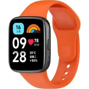 Hurtownia GSM - Pasek Bizon Strap Watch Dots do Xiaomi Redmi Watch 3 Active oranžový - BIZ3190 - {ean13} - Hurt