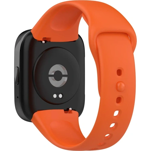 Pasek Bizon Strap Watch Dots do Xiaomi Redmi Watch 3 Active pomarańczowy