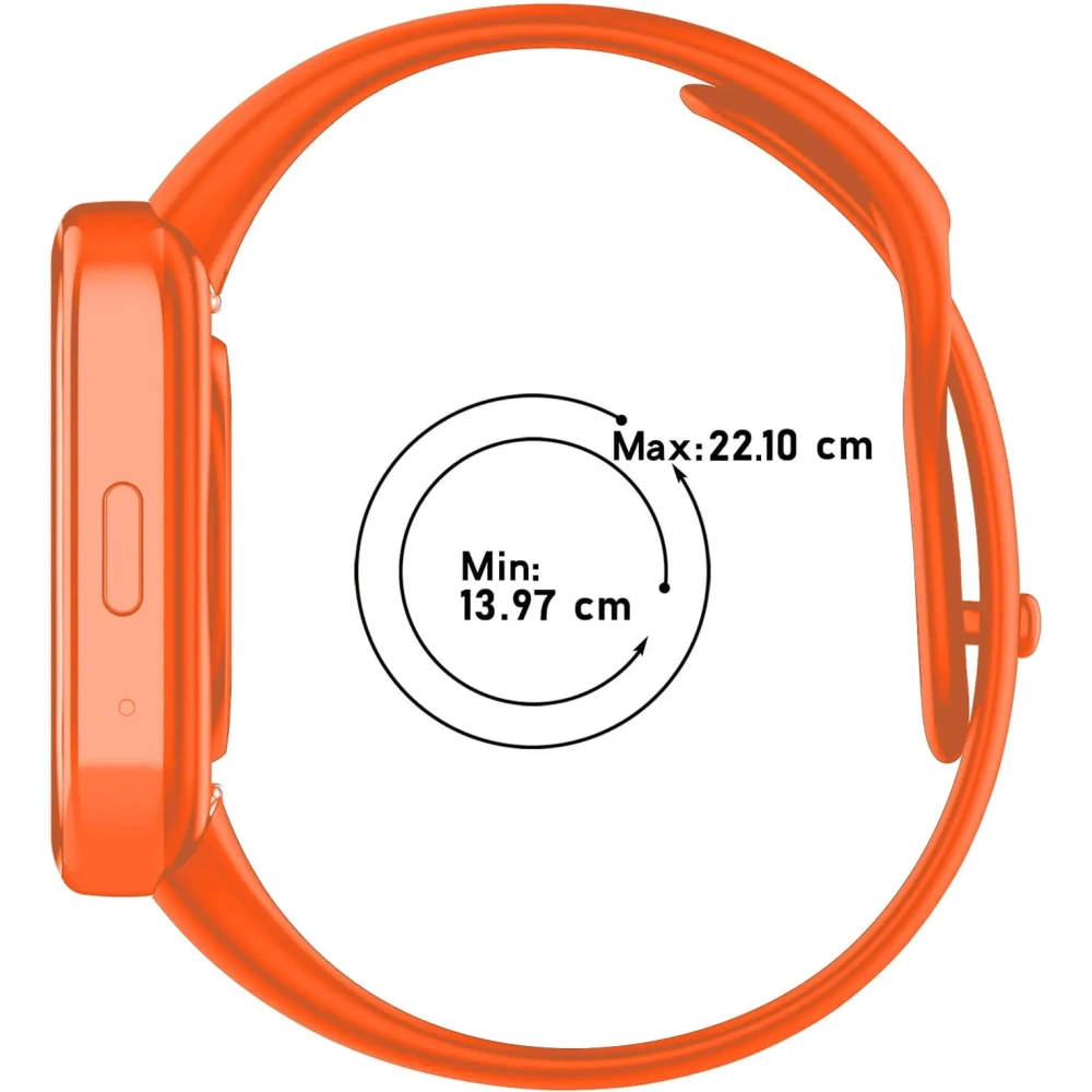 Hurtownia GSM - Bizon Strap Uhr Punkte Xiaomi Redmi Uhr 3 Aktiv orange - BIZ3190 - {ean13} - Hurt