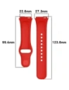 Wholesale Bizon Strap Watch Dots Xiaomi Redmi Watch 3 Active red - BIZ3191 - {ean13} - Hurt