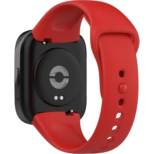 Pasek Bizon Strap Watch Dots do Xiaomi Redmi Watch 3 Active czerwony