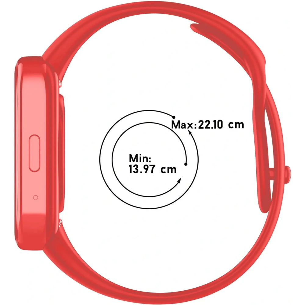 Wholesale Bizon Strap Watch Dots Xiaomi Redmi Watch 3 Active red - BIZ3191 - {ean13} - Hurt