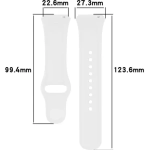 Hurtownia GSM - Pasek Bizon Strap Watch Dots do Xiaomi Redmi Watch 3 Active bílý - BIZ3192 - {ean13} - Hurt